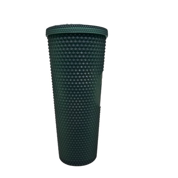 NWOT Starbucks 2022 Venti Green Soft Touch Jelly Studded Cold Tumbler 24 oz - Picture 4 of 8